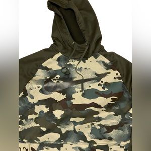 Nike Mens Pullover Camo Dri-fit hoodie